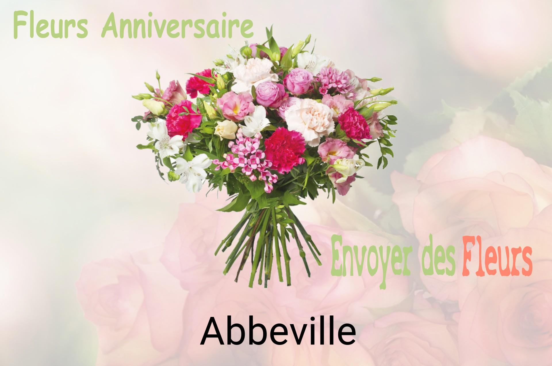 Bouquet de fleurs d’anniversaire livré à Abbeville